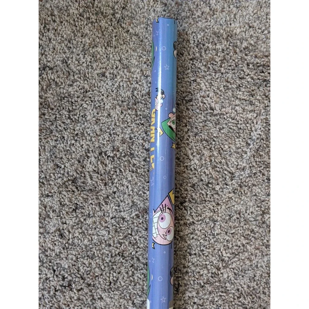 Fairly Odd Parents Wrapping Paper Gift Wrap Nickelodeon American Greetings‎ Y2K